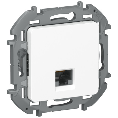 Розетка компьютерная/ IEKINSPIRIA Розетка компьютерная RJ45 категория 5Е UTP 6738251 белый