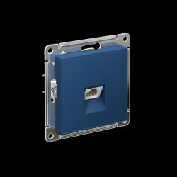 ATLASDESIGN РОЗЕТКА компьютерная RJ45 кат. 5e, механизм, АКВАМАРИН