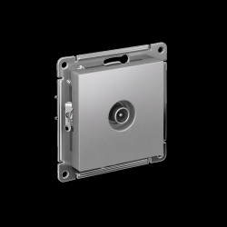 Розетка/ Розетка ATLASDESIGN TV оконечная 1DB механизм алюминий