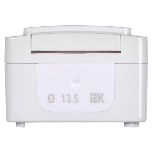 Гермес/ Гермес PLUS Розетка с заземлением наружная с крышкой IP54