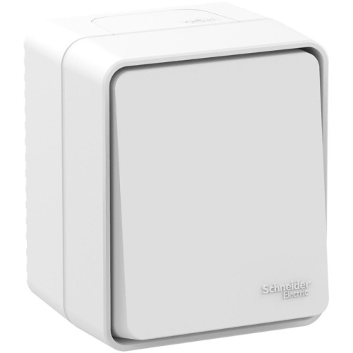 Переключатель/ AtlasDesign Profi54 переключатель одноклавишный IP54 10 АХ, белый, Россия