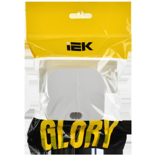 Выключатель/ GLORY выключатель 1-клавишный для открытой установки с индикацией 10А ВС20-1-1-ХБм белый матовый IEK Выключатель/ GLORY выключатель 1-клавишный для открытой установки с индикацией 10А ВС20-1-1-ХБм белый матовый IEK