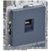 Розетка компьютерная/ BRITE Розетка компьютерная RJ-45 кат.5E РК10-БрМ маренго