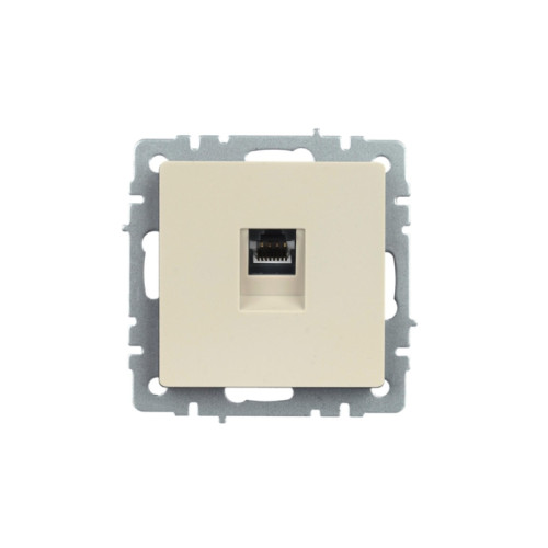 Розетка компьютерная/ BRITE Розетка компьютерная RJ-45 кат.5E РК10-БрКр бежевый Розетка компьютерная/ BRITE Розетка компьютерная RJ-45 кат.5E РК10-БрКр бежевый