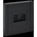 Розетка компьютерная двойная/ FORTE&PIANO Розетка компьютерная двойная RJ-45 кат.6 FP134 черный