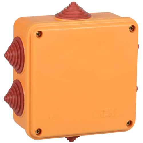 Коробка расп. огн. ПС 100х100х50мм 4P 4мм2 IP55 6 вв. IEK