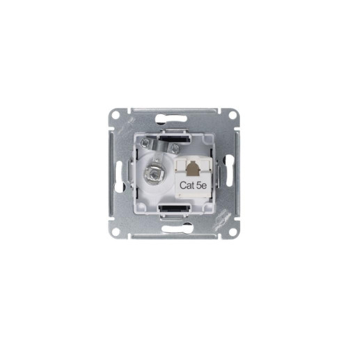 ATLASDESIGN РОЗЕТКА двойная ТВ + компьютерная RJ45, кат. 5Е, ГРИФЕЛЬ