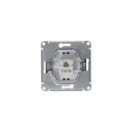 Розетка компьютерная/ GLOSSA розетка компьютерная RJ45 категория 5E антрацит в рамку Розетка компьютерная/ GLOSSA розетка компьютерная RJ45 категория 5E антрацит в рамку