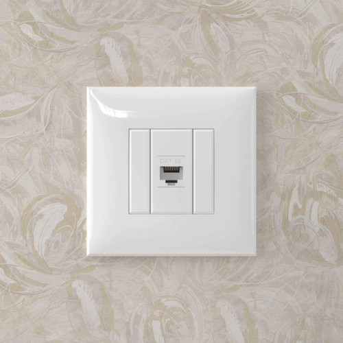 Компьютерная розетка/ Avanti Компьютерная розетка RJ-45 без шторки в стену, кат.5е одинарная,Белое облако Компьютерная розетка/ Avanti Компьютерная розетка RJ-45 без шторки в стену, кат.5е одинарная,Белое облако