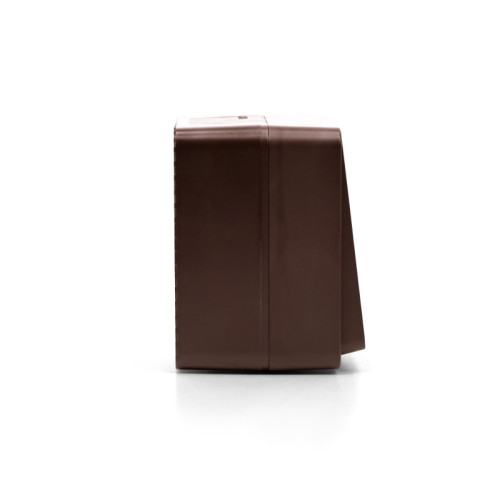 Выключатель/ AtlasDesign PROFI IP54 О/У 2-клавишный выключатель 10 АХ, КОРИЧНЕВЫЙ