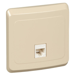 ЭТЮД розетка компьютерная/ ЭТЮД розетка компьютерная RJ45 категория 5 бежевая
