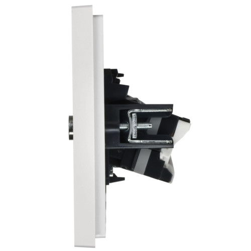 FORTE&PIANO Розетка двойная TV+RJ-45 кат.5E FP236 белый FORTE&PIANO Розетка двойная TV+RJ-45 кат.5E FP236 белый