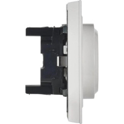 Розетка силов. IEK Brite РС12-3-БрБ BR-R21-16-K01-F 2розет. двойн. скрыт. зазем. IP20 белый (упак.:1шт)