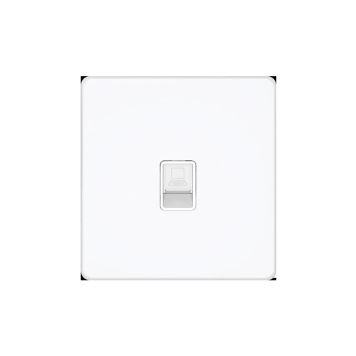 Розетка информационная/ Розетка информационная С/У RJ-45 кат.5e, Арктический лед , Systeme Infinity Розетка информационная/ Розетка информационная С/У RJ-45 кат.5e, Арктический лед , Systeme Infinity