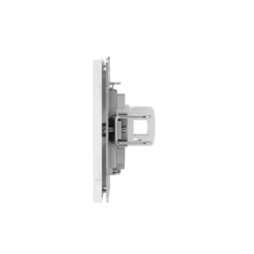 Компьютерная розетка/ Компьютерная розетка RJ-45 без шторки, кат.5е одинарная, KANT, белая магнолия