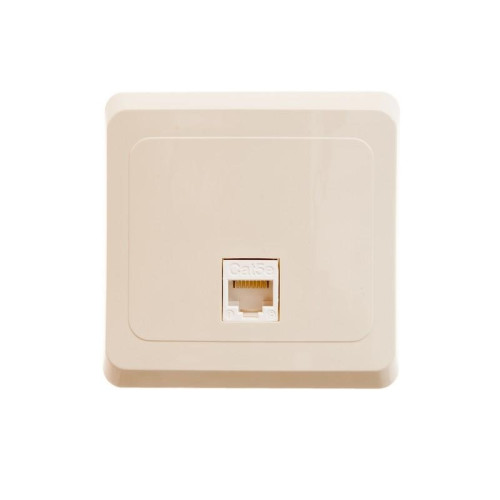 ЭТЮД розетка компьютерная/ ЭТЮД розетка компьютерная RJ45 категория 5 бежевая