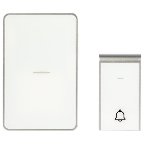 Звонок дверной беспроводной/ Звонок дверной беспроводной LED подсветка IP44 150 м белый 38 мелодий C103W