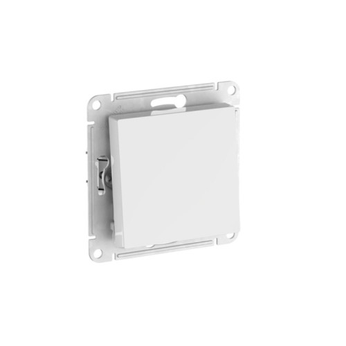 Переключатель/ ATLASDESIGN AQUA 1-клавишный переключатель IP44, сх.6, 10АХ, быстрозажимные клеммы, белый