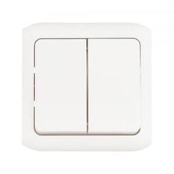Выключатель Legrand Quteo откр. 2кл. IP44 белый (782302)