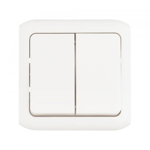 Выключатель Legrand Quteo откр. 2кл. IP44 белый (782302)