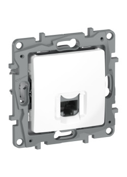 Розетка компьютерная/ IEKETIKA Розетка компьютерная RJ45 категория 5Е UTP 6722411 белый