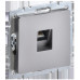 Розетка компьютерная/ BRITE Розетка компьютерная RJ-45 кат.5E РК10-БрС сталь