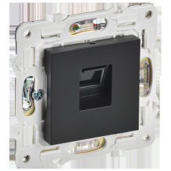SKANDY Розетка компьютерная RJ-45 кат.5E SK-K01Bl черный