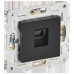 SKANDY Розетка компьютерная RJ-45 кат.5E SK-K01Bl черный