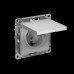 Розетка/ Розетка ATLASDESIGN с заземлением со шторками с крышкой 16А IP20 механизм алюминий Розетка/ Розетка ATLASDESIGN с заземлением со шторками с крышкой 16А IP20 механизм алюминий
