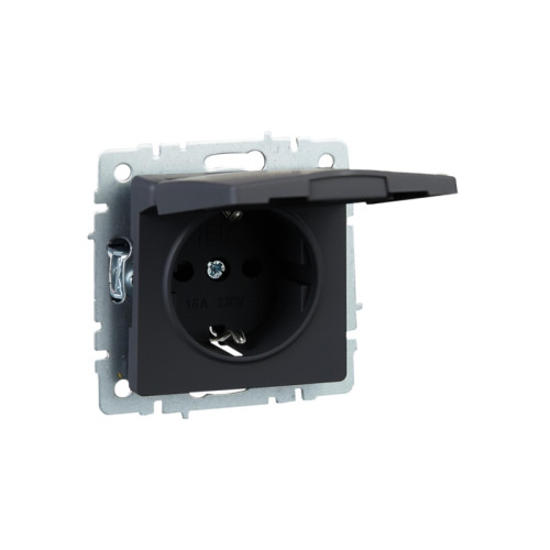 BRITE Роз. с з/к/ш с кр. 16А IP20 РСбш10-3-БрГ граф. IEK