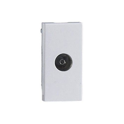 Donel Розетка TV, 1мод., бел. (22.5х45мм), серия (тип) DEC