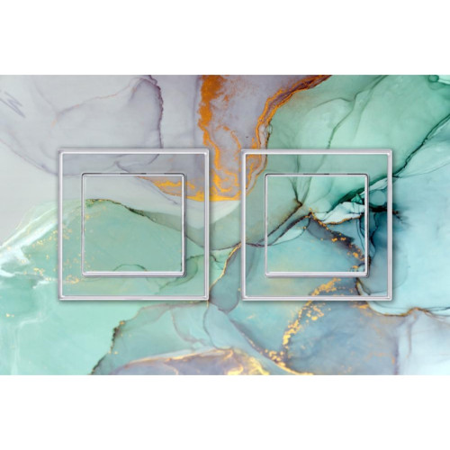 Выключатель одноклавишный/ Выключатель одноклавишный ATLASDESIGN Art схема 1 10АХ механизм с возможностью установки персонального изображения под клавишу
