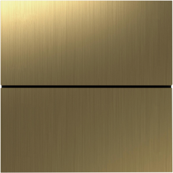 Donel Сенсорный кнопочный модуль KNX, 2/4 группы, матовое золото. Серия устройств: DKNX