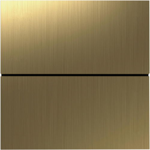 Donel Сенсорный кнопочный модуль KNX, 2/4 группы, матовое золото. Серия устройств: DKNX