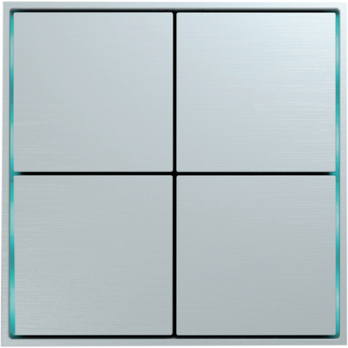 Donel Сенсорный кнопочный модуль KNX, 4/8 группы, голубой. Серия устройств: DKNX