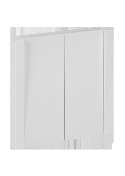 FORTE&PIANO Выключатель 2-клавишный перекрестный 10А FP209 белый