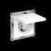 Розетка/ Розетка ATLASDESIGN с заземлением со шторками с крышкой 16А IP20 механизм белый