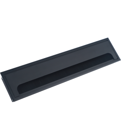 Donel Кабельный громмет (лючок) в стол, 350*80мм, цвет: черный