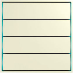 Donel Сенсорный кнопочный модуль KNX, 4 группы, полярный белый. Серия устройств: DKNX