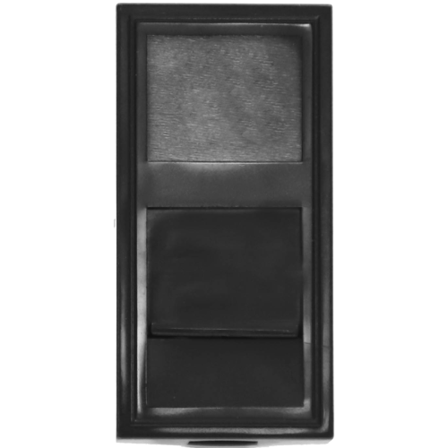 Donel Адаптер 22.5х45мм для 1 модуля типа Keystone, цвет: черный