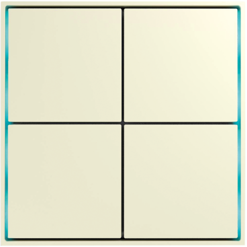 Donel Сенсорный кнопочный модуль KNX, 4/8 группы, полярный белый. Серия устройств: DKNX