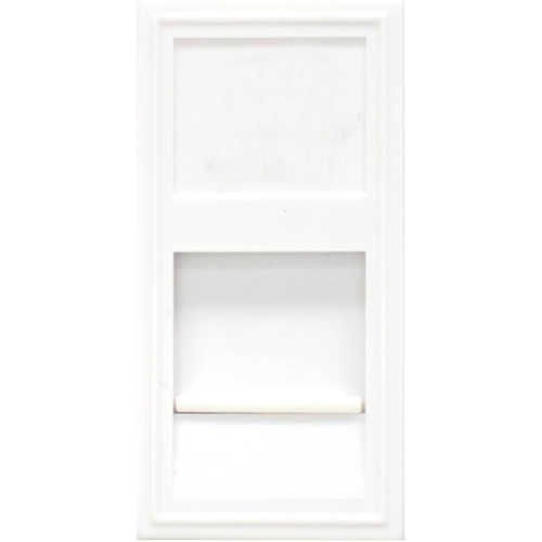 Donel Розетка DEC RJ45 UTP кат.6, 1мод., бел. (22.5х45мм)