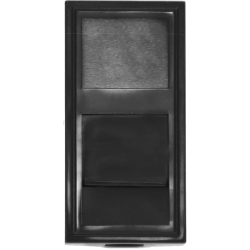 Donel Розетка DEC RJ45 UTP кат.6a, 1мод., черн. (22.5х45мм)