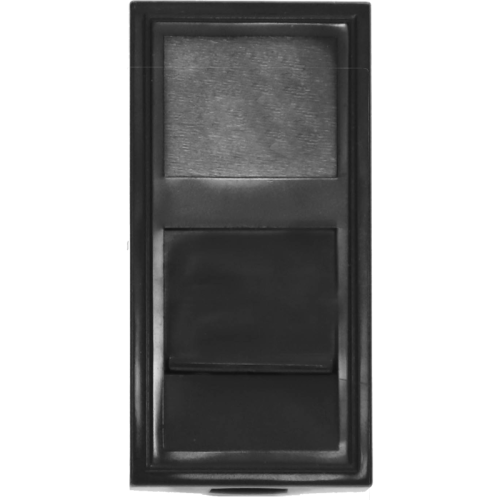 Donel Розетка DEC RJ45 UTP кат.6a, 1мод., черн. (22.5х45мм)