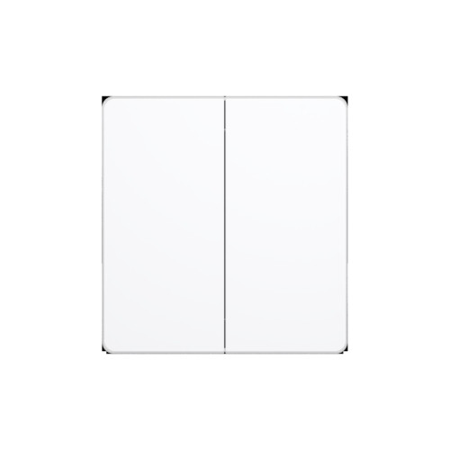 Выключатель/ Выключатель/Переключатель С/У 2кл. (250В,10АХ), Арктический лед , Systeme Infinity