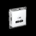 Розетка/ ATLASDESIGN USB розетка тип-C 65W высокоскор.заряд. QC, PD, механизм, белый Розетка/ ATLASDESIGN USB розетка тип-C 65W высокоскор.заряд. QC, PD, механизм, белый