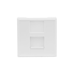 Donel Розетка DEC RJ45 UTP кат.6, 2мод., бел. (45х45мм), серия (тип) DEC