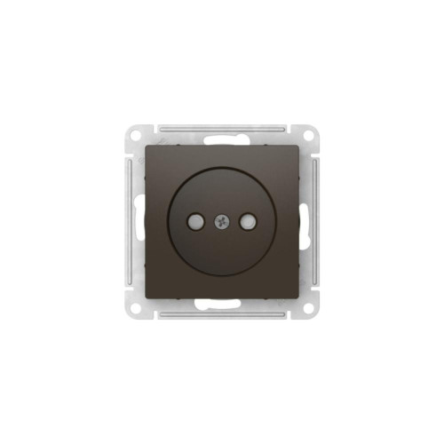 Розетка без заземления шторками/ ATLASDESIGN розетка без заземления со шторками, 16А, быстрозажимные клеммы, мокко Розетка без заземления шторками/ ATLASDESIGN розетка без заземления со шторками, 16А, быстрозажимные клеммы, мокко