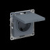 Розетка/ Розетка ATLASDESIGN с заземлением со шторками с крышкой 16А IP20 механизм грифель