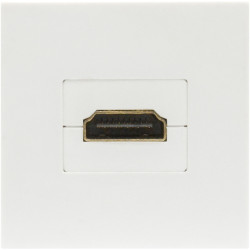 Donel Розетка HDMI, 2мод., бел. (45х45мм), серия (тип) DEC
